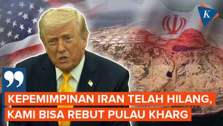 Trump Sesumbar Hancurkan Kepemimpinan Iran Dan Bisa Rebut Pulau Kharg Kapan Saja