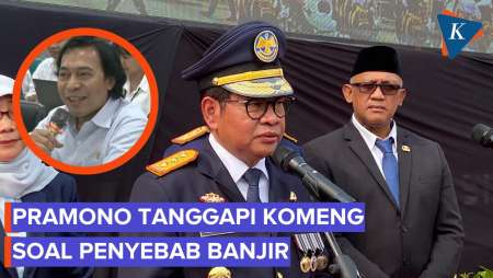 Gubernur Pramono Tanggapi Komeng soal Banjir Jakarta dan Jabar