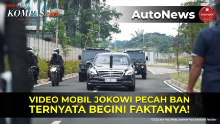 Viral Video Mobil Jokowi Diduga Pecah Ban, Ternyata Begini Faktanya