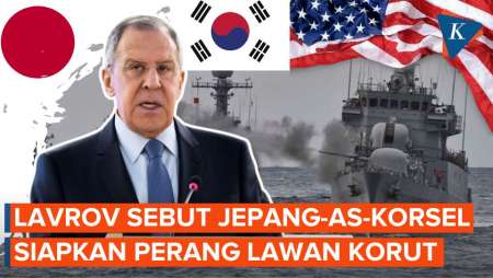 Menlu Rusia Sebut Jepang, Korsel dan AS Siap Perang Lawan Korut