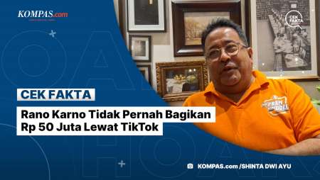 Rano Karno Tidak Pernah Bagikan Rp 50 Juta Lewat TikTok