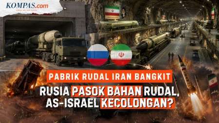 Iran Diam-diam Bangun Lagi Mesin Rudalnya: Rusia Kirim Bahan, AS-Israel Gagal Mematikannya