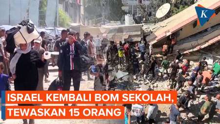 Israel Bom 2 Sekolah di Tengah Perintah Evakuasi, Tuding Jadi Markas Hamas