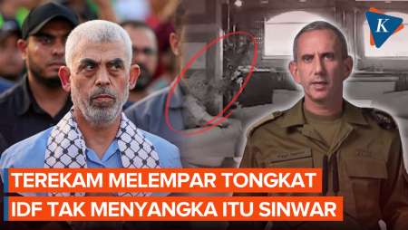 Israel Sempat Mengira Sinwar Pejuang Biasa Saat Terekam Kamera Lempar Tongkat 