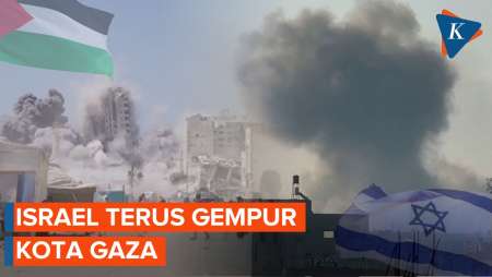 Ledakan Bertubi-tubi Terus Guncang Kota Gaza