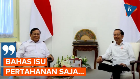 Sempat Temui Prabowo, Jokowi Mengaku Hanya Bahas Ini