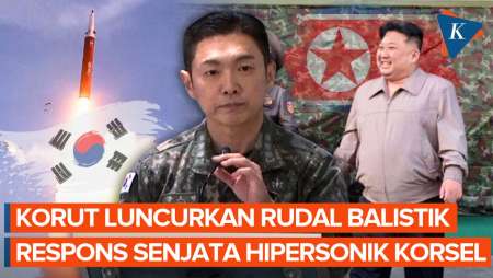 Respons Senjata Hipersonik Korsel, Korut Tembakkan Rudal Balistik Ke Laut Jepang