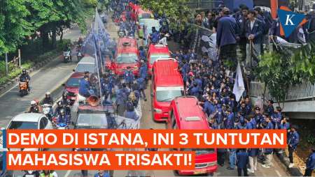 3 Tuntutan Demo Mahasiswa Trisakti Hari Ini Di Depan Istana