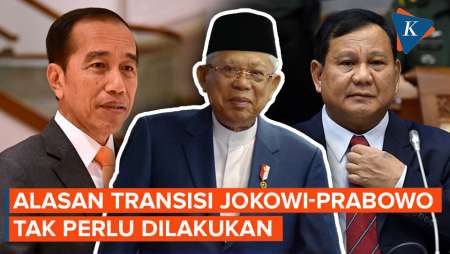 Wapres Merasa Tak Perlu Ada Transisi Jokowi-Prabowo, Kenapa?