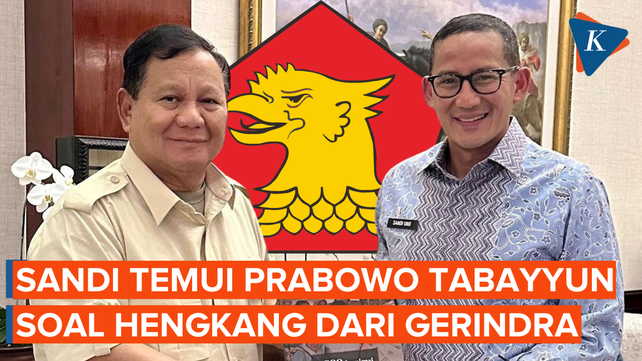 Diisukan Cabut dari Gerindra, Sandiaga Uno Temui Prabowo