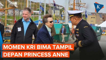 Penampilan KRI Bima Suci di Skotlandia Tuai Pujian Princess Royal…