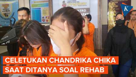 Digiring Polisi untuk Rehab Terkait Narkoba, Chandrika Chika Berceletuk Mau ke Mal