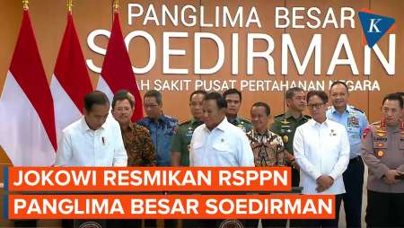 Didampingi Prabowo, Presiden Jokowi Resmikan RSPPN Soedirman