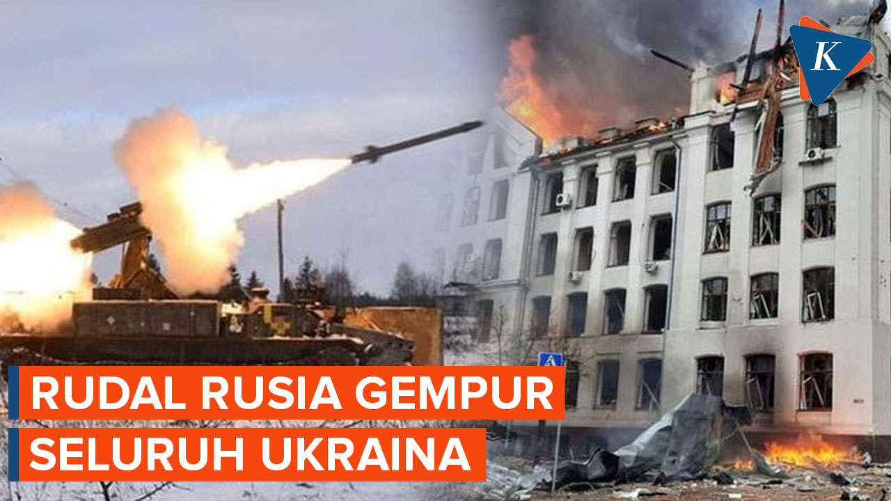 Rusia Luncurkan Rudal ke Seluruh Ukraina