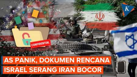 Dokumen Bocor, Tunjukkan Intel AS Tahu Rencana Israel Serang Iran