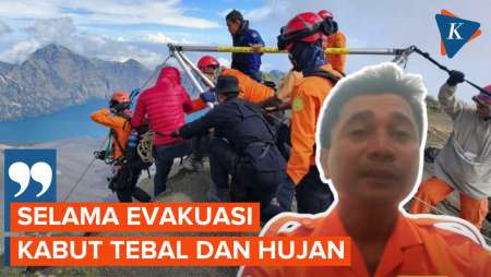 Mengapa Helikopter Tak Dikerahkan Saat Evakuasi Juliana di Rinjani? Ini Jawaban SAR