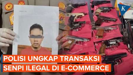 Terduga Teroris DE Terungkap Beli Senpi Ilegal di E-Commerce