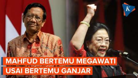 Mahfud MD Bertemu Megawati, Bahas Apa?