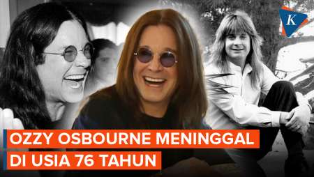 Ozzy Osbourne, Vokalis Black Sabbath, Meninggal Dunia di Usia 76 Tahun