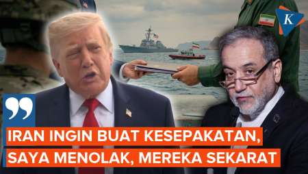 Tolak Usulan Iran Buka Selat Hormuz, Trump: Mereka Sedang Sekarat