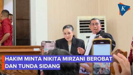 Sakit dan Disuruh Hakim Berobat, Nikita Mirzani Menangis Ingin Sidang Tetap Dilanjutkan