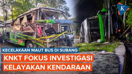 KNKT Investigasi Kecelakaan Bus Subang, Fokuskan pada Kelayakan Kendaraan