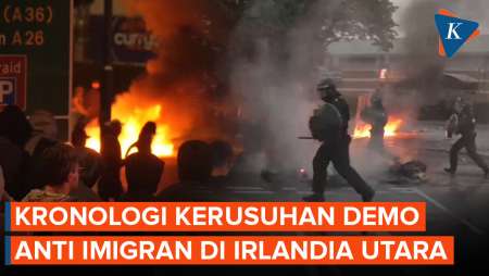Kronologi Kerusuhan Demo Anti-Imigran Irlandia Utara, Dipicu Kasus Pemerkosaan
