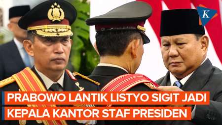 Eks Kapolri Listyo Sigit Dilantik Jadi Kepala KSP Gantikan Dudung