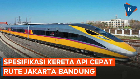 Spesifikasi Kereta Api Cepat Jakarta Bandung: Ukuran hingga Fasilitas