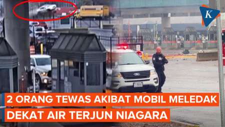 Mobil Meledak di Dekat Air Terjun Niagara, Perbatasan AS-Kanada Ditutup