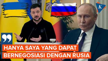 Zelensky Tegaskan Hanya Dirinya yang Dapat Bernegosiasi dengan Rusia