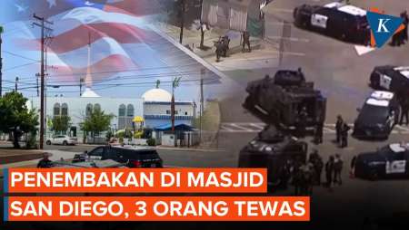 Penembakan di Masjid Terbesar San Diego AS, 5 Orang Tewas termasuk 2 Pelaku