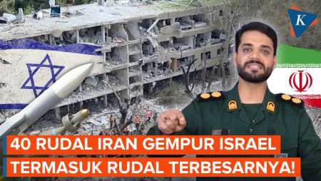 Iran Tembakkan 40 Rudal ke Israel dalam Serangan Terbaru! Termasuk Khorramshahr-4