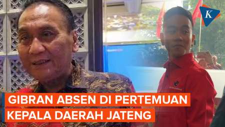 Gibran Absen Saat Pertemuan Kepala Daerah di Jateng dari PDI-P