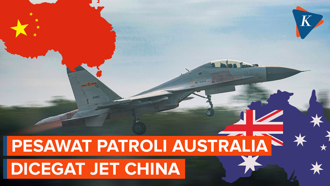 Pesawat Australia Dicegat Jet China