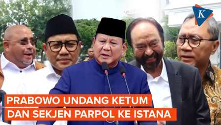 Deretan Petinggi Parpol Diundang Prabowo Makan Siang, Bahas Apa?