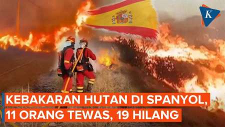 Spanyol Dilanda Kebakaran Besar saat Eropa Dihantam Gelombang Panas