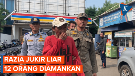 12 Jukir Liar di Jakarta Pusat Dirazia, Ada yang Pasrah dan Ada yang Mau Kabur