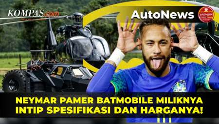 Neymar Jr Pamer Batmobile Seharga Rp 30 Miliar