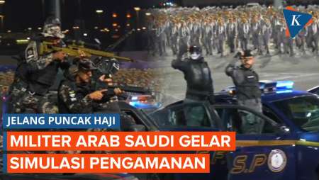 Jelang Puncak Haji, Arab Saudi Gelar Parade Kesiapan Pasukan Keamanan