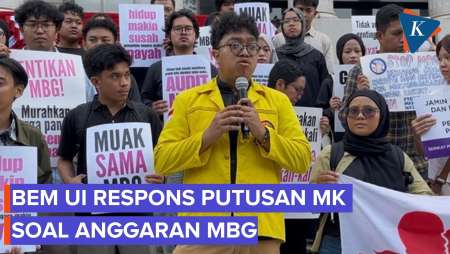 BEM UI Sebut Putusan MK Soal Anggaran MBG “Kemenangan Semu”