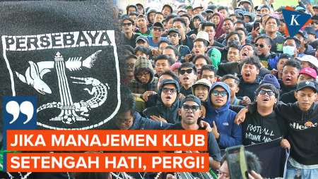 Momen Bonek Demo di Kantor Persebaya, karena Apa?