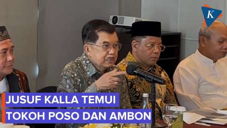 Jusuf Kalla Temui Tokoh Poso Dan Ambon, Jelaskan Konteks Ceramahnya