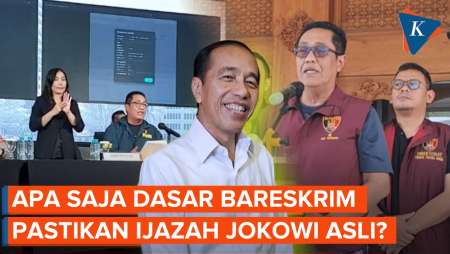 Apa yang Jadi Dasar dan Alasan Polisi Simpulkan Ijazah Jokowi Asli?
