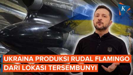 Akses Langka Masuk Pabrik Rahasia Ukraina, Rudal Flamingo Tengah Diproduksi
