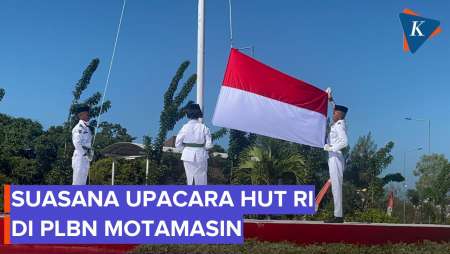 Detik-detik Merah Putih Berkibar di Perbatasan Indonesia-Timor Leste