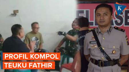 Sosok Kompol Teuku Fathir, Perwira Polisi yang Santai Digeruduk Puluhan TNI