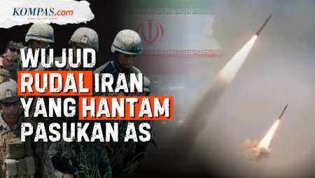 Seperti Ini Wujud Rudal Iran Yang Hantam Pasukan AS Di Teluk Persia