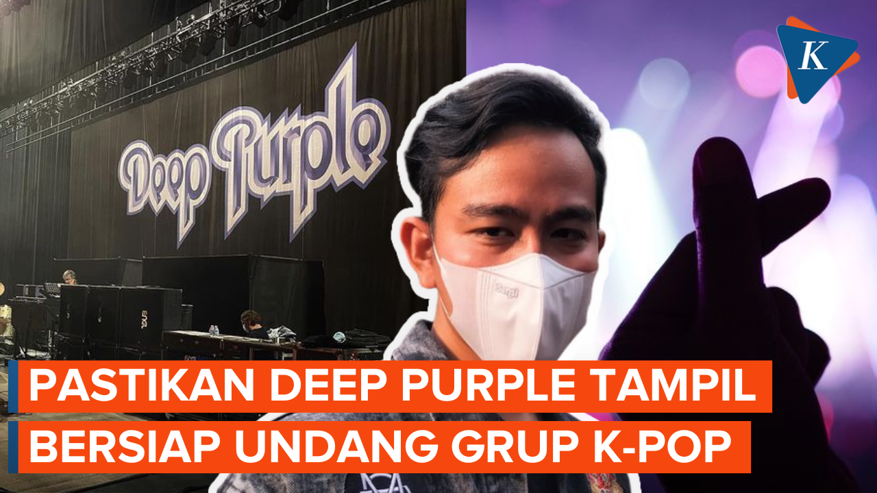 Deep Purple Pastikan Manggung, Gibran Incar Grup K-Pop?