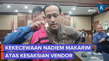 Nadiem Geleng-geleng Usai Dengar Kesaksian Vendor Chromebook Di Sidang